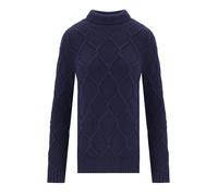 Barbour - Burne Roll Blue Turtleneck Sweater - Größe 40 - blau