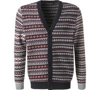 Barbour Cardigan Herren Regular Fit Wolle grau Norweger, XL