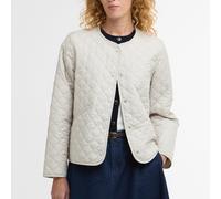 Barbour Regular Fit Steppjacke mit Label Stitching Modell 'CASHEL' in Beige, Größe 38
