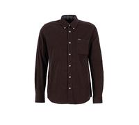 Barbour Hemd Herren Langarm Cord braun, L