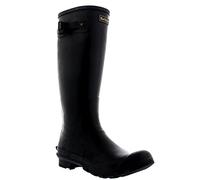 Barbour Damen Bede Gummistiefel Wasserdicht Mitte Wade Schnee Stiefel - Schwarz - 40/41