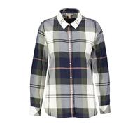 Barbour Relaxed Fit Hemdbluse aus reiner Baumwolle Modell 'MOORLAND' in Marine, Größe 34