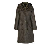 Barbour Damen Mantel LONG CANNICH WAX, oliv, Gr. 38