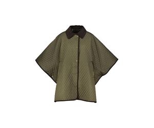 Barbour Damen Steppcape OAKHAM, grün, Gr. S