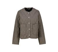 Barbour Damen Steppjacke CHECK MONROE QUILT Regular Fit, marine, Gr. 40