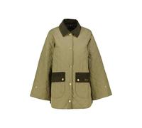 Barbour Damen Steppjacke mit Cordkragen CORINNE Relaxed Fit, khaki, Gr. 44