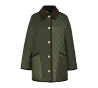 Barbour Damen Steppjacke mit Cordkragen MERYL Relaxed Fit, oliv, Gr. 42