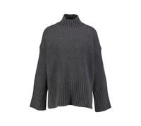 Barbour Damen Strickpullover mit Baumwolle und Wolle SERENA KNIT, anthrazit, Gr. 40