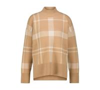 Barbour Damen Strickpullover mit Tartan-Muster HARRIET, camel, Gr. 34