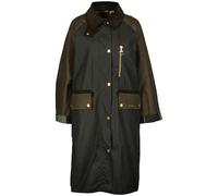 Barbour Damen Übergangsmantel aus Baumwolle EVETTE WAX, oliv, Gr. 34
