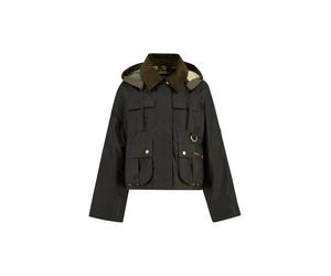 Barbour Damen Wachjacke LIZA WAX, oliv, Gr. 44
