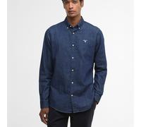 Barbour Denim Crest Tailored Long-Sleeved Shirt - Indigo - XXXL Klassisches Jeanshemd Freizeit