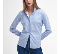 Barbour Derwent Regular Long-Sleeved Shirt - Pale Blue - 8 Damenhemd aus Oxford-Baumwolle Blusen und Hemden