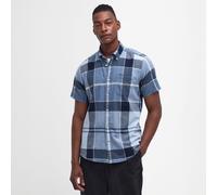 Barbour Kurzarmhemd Herren Regular Fit Kurzarm Baumwolle-Leinen blau, S