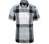 Barbour - Hemd aus Baumwolle und Leinen - Douglas S/S Tailored Shirt Northshore Tartan für Herren aus Baumwolle - Größe M - Grau Grau M
