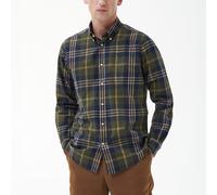 Barbour Edgar Tailored Shirt - Olive - XXXL Kariertes Hemd mit knöpfbarem Kragen Freizeit