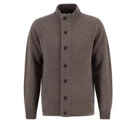 Barbour Essential Elbow-Patch Cardigan for Men, Dark Stone XL