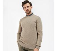 Barbour Essential Lambswool Crew Neck Sweatshirt - Fossil - XL Angenehmer Pullover aus Lammwolle Leichte Pullover