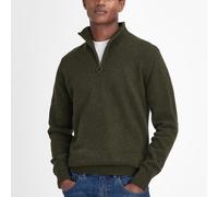 Barbour Essential Lambswool Half Zip Knitted Jumper - Seaweed - M Wollpullover mit Reißverschluss Pullover mit Reißverschluss