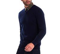 Barbour Essential Lambswool V Neck Jumper Navy M