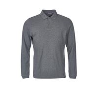Barbour Essential Long-Sleeve Polo Shirt - Slate Marl - XXL Langärmliges Poloshirt Poloshirts
