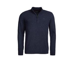 Barbour Essential Tisbury Half Zip Knitted Jumper - Navy - XXL Pullover mit Reißverschluss für Abenteurer Pullover mit Reißverschluss