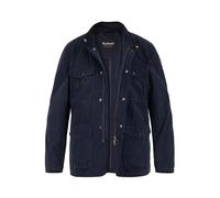 Barbour Fieldjacket Herren Stehkragen Baumwolle blau, XL