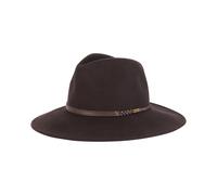 Barbour Filzhut Tack Fedora Chocolate/Praline (Größe: M)