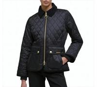 Barbour - Fitted Beadnell Quilted Jacket With Corduroy Trim - Größe 16 - schwarz