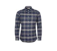 BARBOUR Flanellhemd Slim Fit blau | M