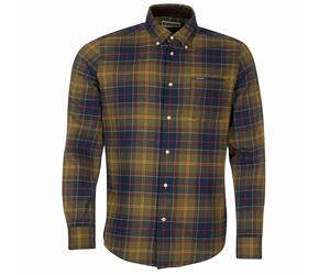 Barbour Fortrose Tailliertes Hemd Herren Grün/Blau Kariert - XXL