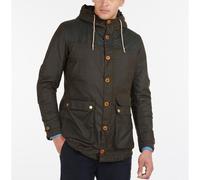Barbour Game Parka Waxed Jacket - XXL Gewachste Winterjacke mit Knöpfen Wachsjacken