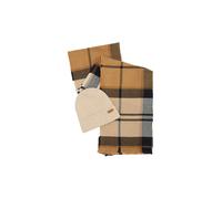 BARBOUR Geschenkset Beanie und Schal PENDLE beige