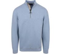 Barbour Half Zip Pullover Hellblau - Größe L Hellblau L