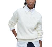 Barbour Hartland Crew Neck Jumper - Off-White - 14/42 Leichter Damen-Strickpullover für den Frühling Pullover und Sweatshirts