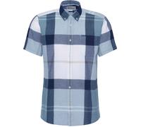 Barbour - Hemd aus Baumwolle und Leinen - Douglas S/S Tailored Shirt Northshore Tartan für Herren aus Baumwolle - Größe L - Grau Grau L