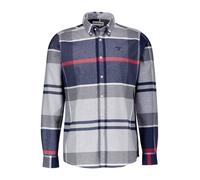 Barbour Hemd Herren Langarm Flanell blau, S