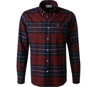 Barbour Hemd Herren Langarm Flanell rot, XXL