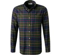 Barbour Hemd Herren Slim Fit Flanell grün, XXL