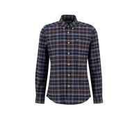 Barbour Slim Fit Freizeithemd aus reiner Baumwolle Modell 'KYELOCH' in Dunkelbraun, Größe XXL