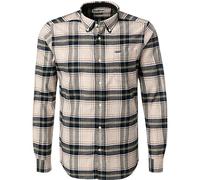 BARBOUR Flanellhemd Slim Fit BEDSOM beige | L