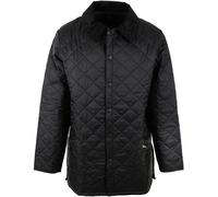 Barbour Steppjacke Herren Umlegekragen Mikrofaser Schwarz, S