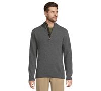 Barbour Herren Holden 1/2 Zip Knitted Jumper Pullover, mid Grey Marl, XL