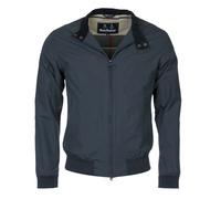 Barbour Blouson Herren Stehkragen Mikrofaser blau, M