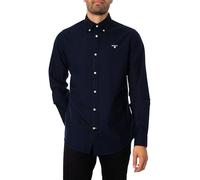 Barbour Herren Maßgeschneidertes Oxtown-Hemd, Blau, XL