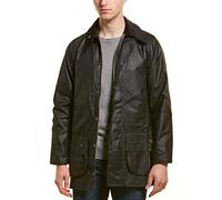 Barbour Herren Parka Jacke Beaufort Wax Jacket MWX0017BK91, Einfarbig, Gr. Small (Herstellergröße: 38), Schwarz (Black 000)