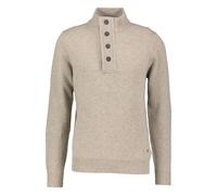 Barbour Herren Strickpullover aus Wolle ESSENTIAL PATCH HALF, grau, Gr. L
