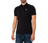 Barbour Herren Tartan Pique Poloshirt, Black/Modern, XL