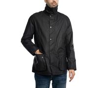 Barbour Herren Wax Jacket Ashby Wachsjacke, Schwarz/Classic 2, M