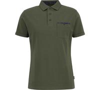 Barbour - Interlock-Poloshirt aus 100% Baumwolle - Premium Corpatch Tailored Polo Shirt Dark Olive für Herren aus Baumwolle - Größe L - Khaki Khaki L